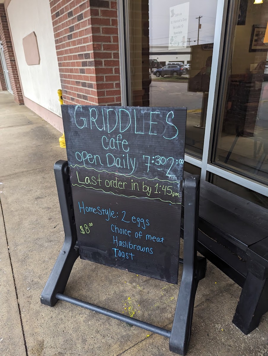 Menu Griddle's Cafe-10