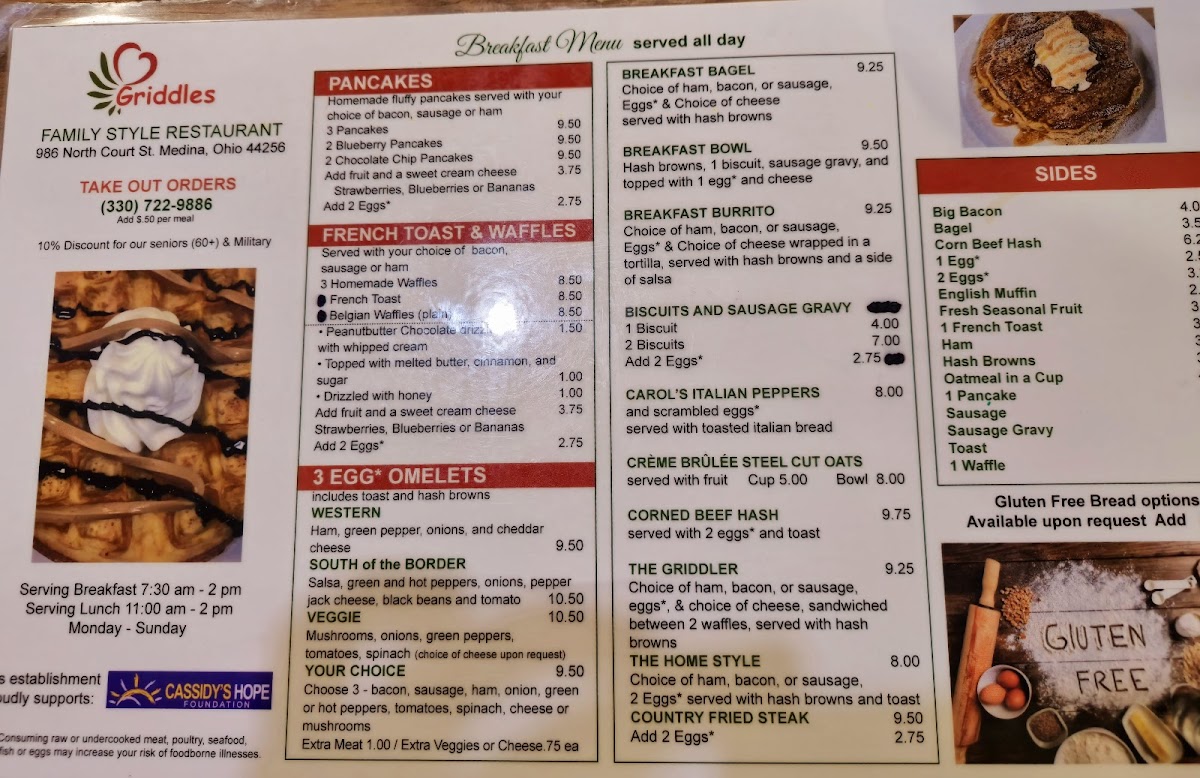 Menu Griddle's Cafe-2