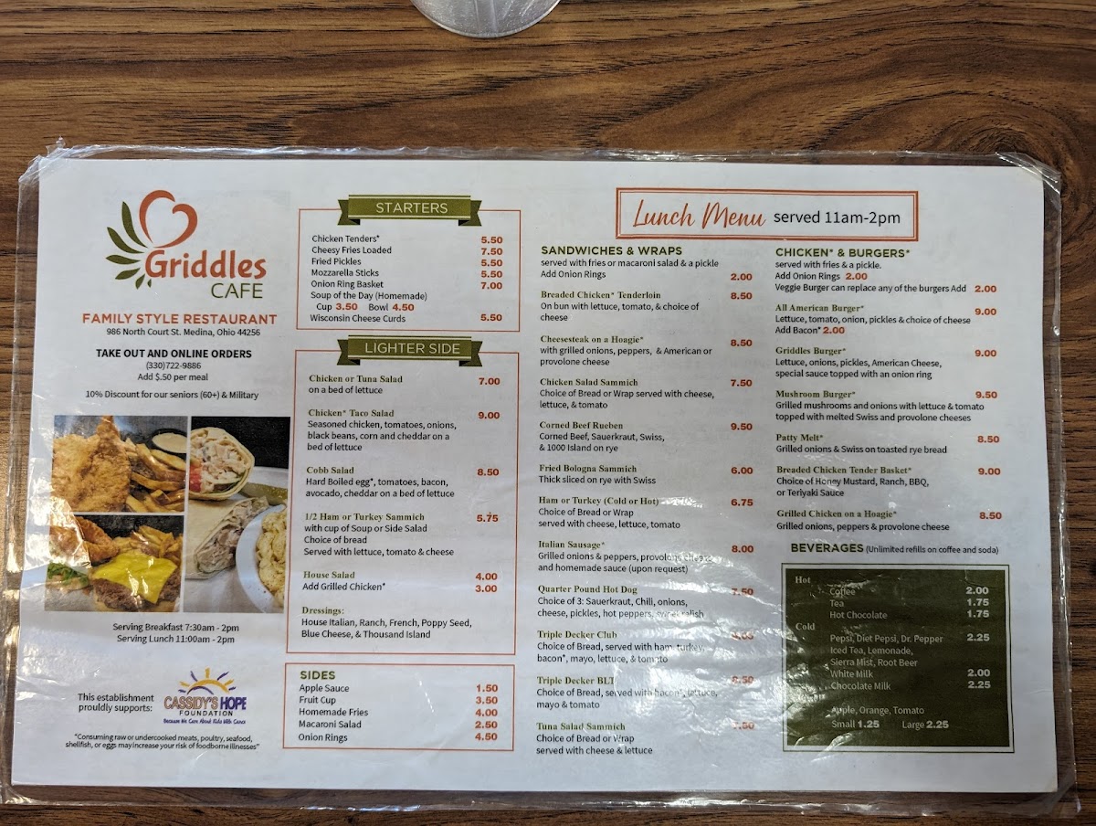 Menu Griddle's Cafe-4